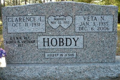 Clarence L. & Veta N. Hobdy