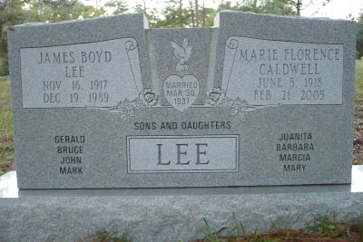 James Boyd & Marie Florence Caldwell Lee