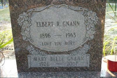 Elbert R & Maary Belle Gnann