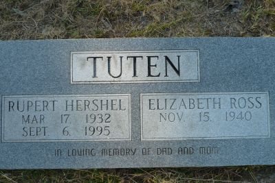 Rupert Hershel & Elizabeth Ross Tuten