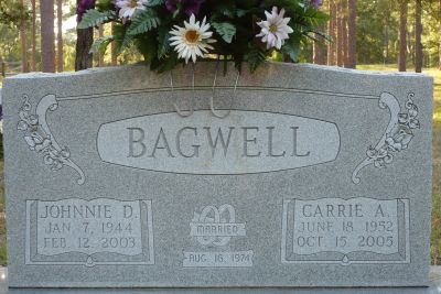 Johnnie D & Carrie A Bagwell