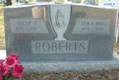 Oscar E Jr & Leila Mae Roberts