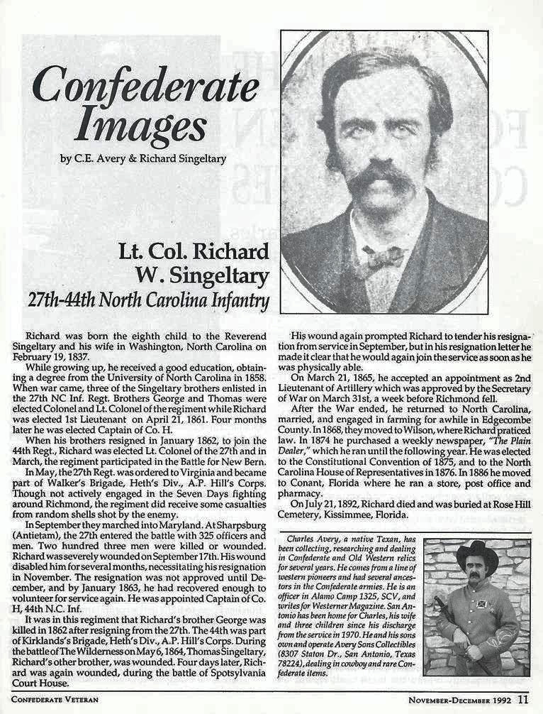 Richard Singeltary CSA
