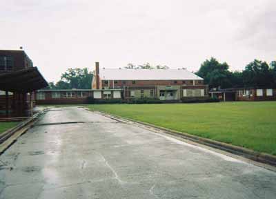 High School building to the side