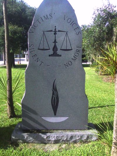 Victim's Rock- courthouse lawn