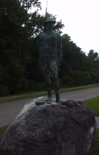Soldier on NE side