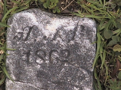 Footstone 1862